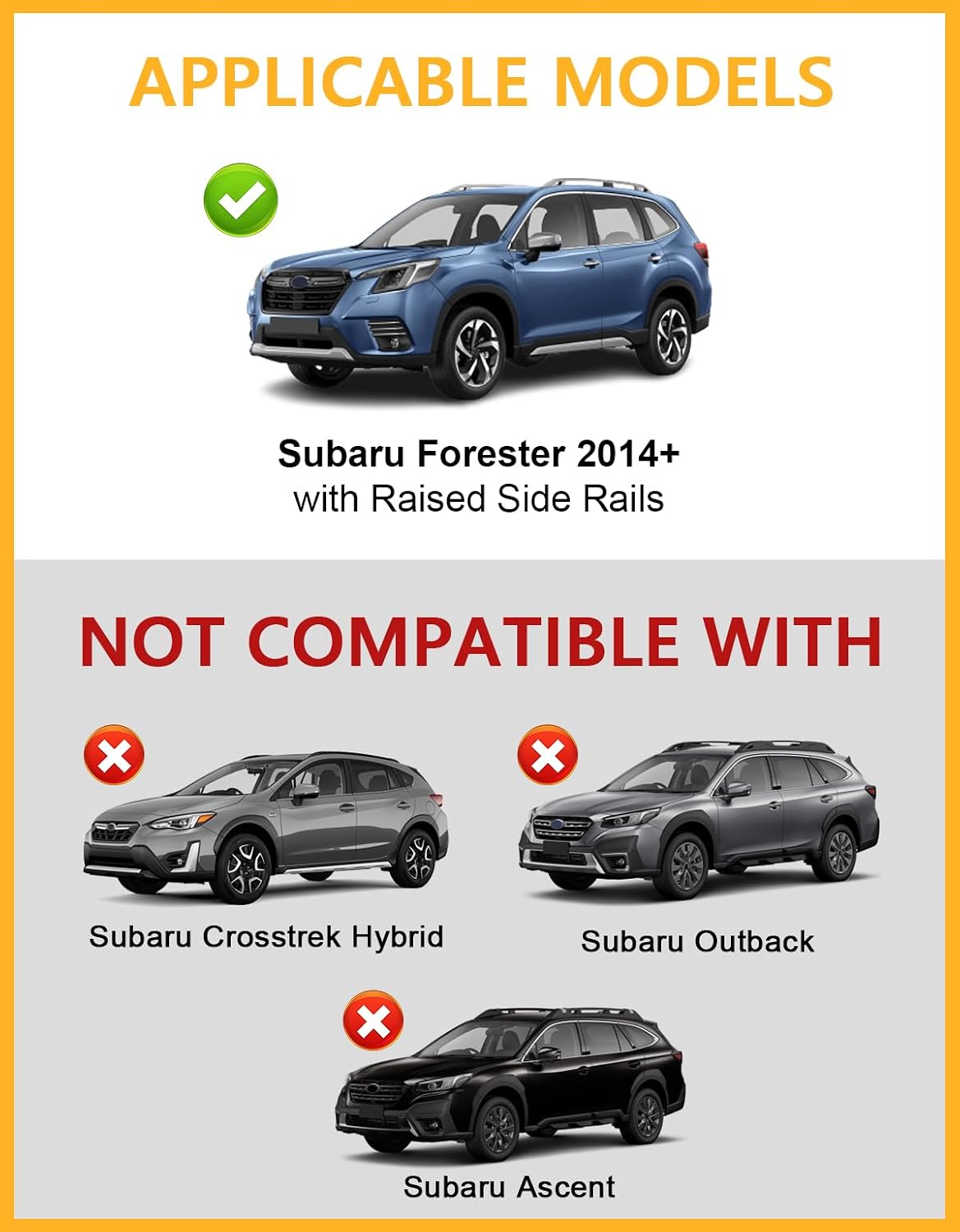 Subaru Forester Roof Rack Crossbars: Year-by-Year Compatibility and Load Ratings