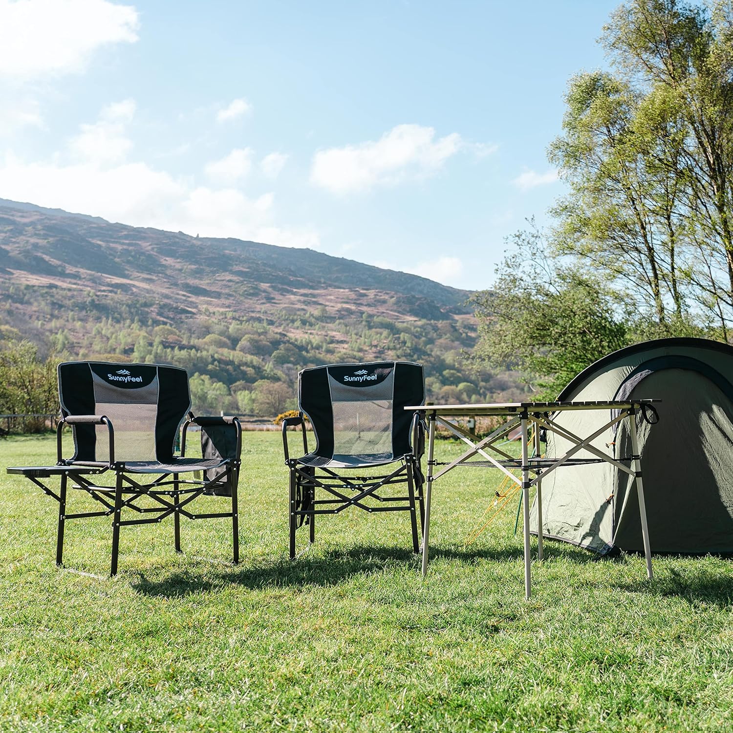 SUNNYFEEL Camping Directors Chair